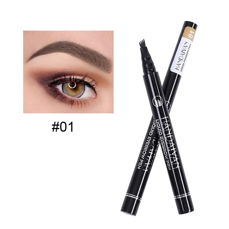 HANDAIYAN Pencil Four-fork Makeup Soft Liquid Eye Brow Easy to Wear Eyebrow Drawing Enhancer Pigment Tattoo Tool Pen X250725