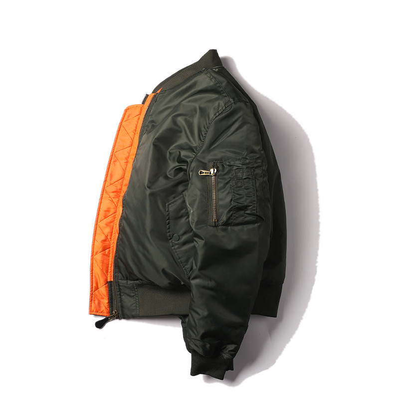 American military uniform - Classic MA1 winter season thick coat, pilot jacket, air force men's trendy baseball outfit
