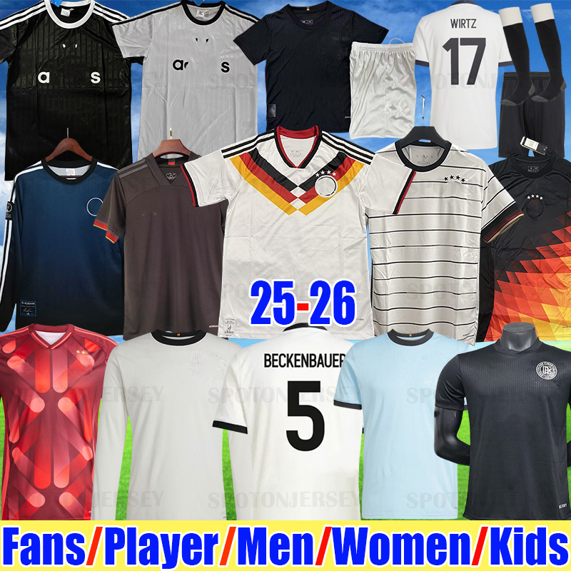 Deutschland 125 Whiteout Germany Jerseys 2025 KROOS soccer germany 125 Deutschland Trikot camisa alemania maillot MUSIALA allemagne germany em trikot dfb trikot