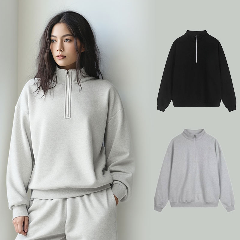 Designer Hoodies Womens Yoga Sweatshirts1/4 Zip Pullover Rapid Pullover Unisex Collared Shirt-Jacket Sets Women Clothes Gym Street Sports Coats