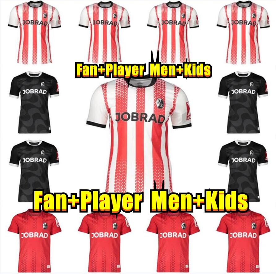 25-26 Sport-Club Freiburg Soccer Jerseys WEIBHAUPT HOLER KYEREH LIENHART SALLAI GINTER GRIFO DOAN EGGESTEIN 2025-2026 home away third kids football shirt for matches