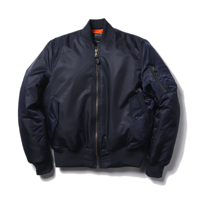 American military uniform - Classic MA1 winter season thick coat, pilot jacket, air force men's trendy baseball outfit