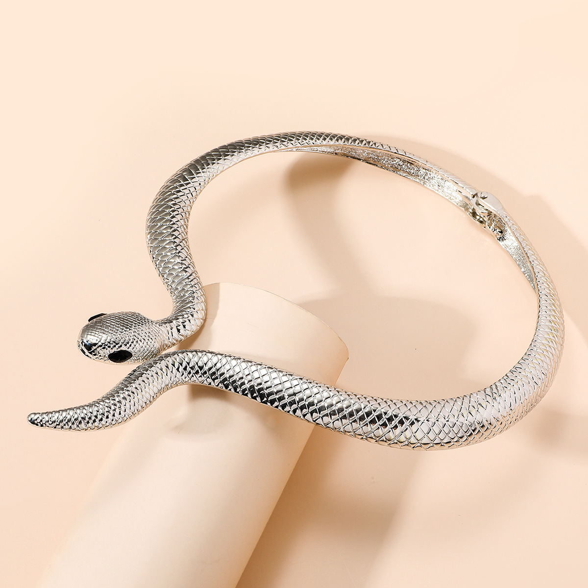 Luxury Brand Designer Jewelry Vintage Exaggerated Open Snake Necklace Personality Dragon Style New Year Dragon Year Symbol Good Meaning Couple Necklac