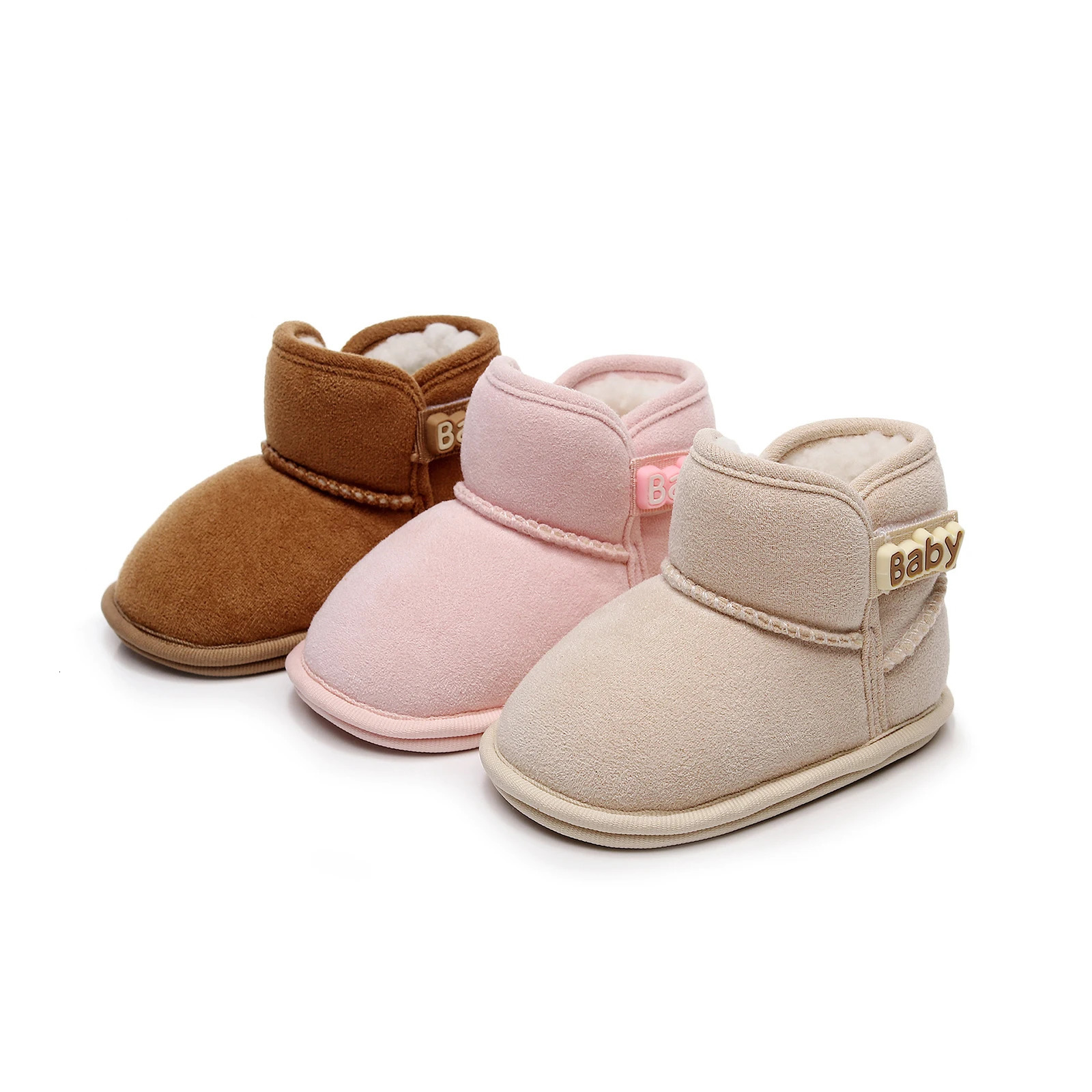 Baby Girls Boys Winter Ankle Boots Nonslip born Snow Shoes Soft Bottom Fleece Warm Flats Casual Toddler Infant Walking Shoes 250829