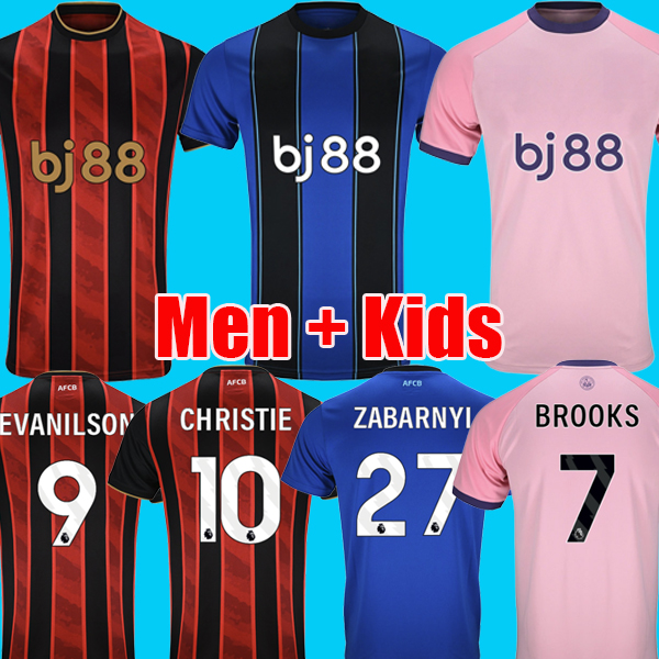 25 26 AFC Bournemouths soccer jerseys AFCB Kit GANNON DOAK DANGO SEMENYO EVANILSON Football Shirt 2025 2026 ADAMS The Cherries Soccer Shirts Men Kids Uniform 4321