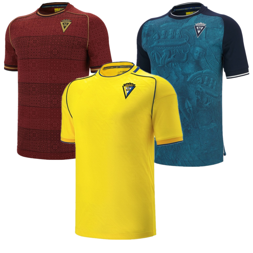 2025 26 Cadiz Football Jersey 25 26 Ramos Melendo Sobrino Third Jersey
