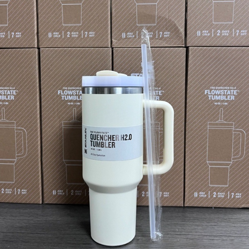 Water Bottle 40oz tumbler Stainless Designer Cup cups lid and straw water bottle Car cup stainless steel coffee cup straw large-capacity mug