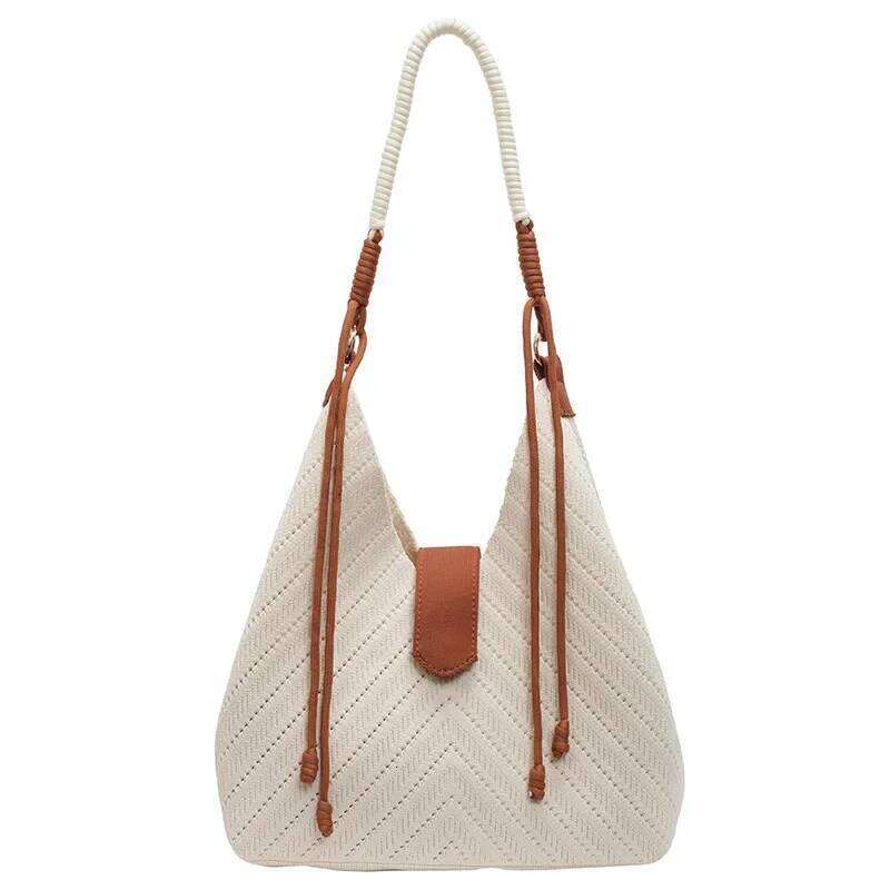 Fashionable 2025 Spring Summer Woven Underarm Tote For Women, High - Value, Lightweight & Versatile Shoulder