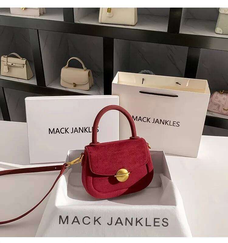 High Quality Veet Square Autumn New Fashion Women's Handbag Lady Purse Shoulder Messenger Female Casual Bag