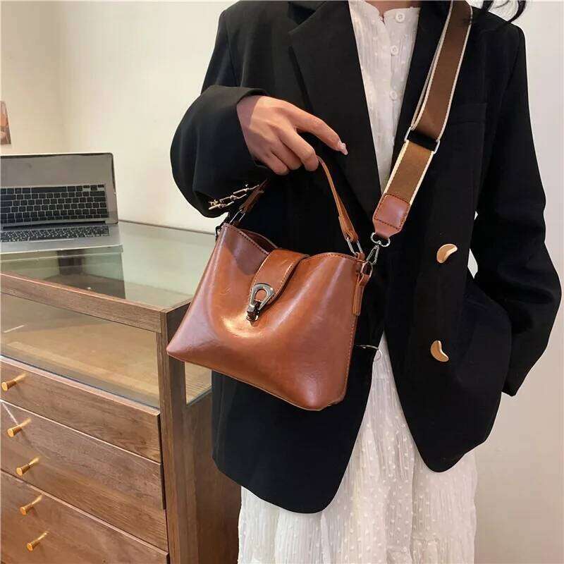 Small Cell Phone Women's Handbags Wallet Purse Vintage Multi Pocket Casual Crossbody Adjustable Strap Shoulder Bag