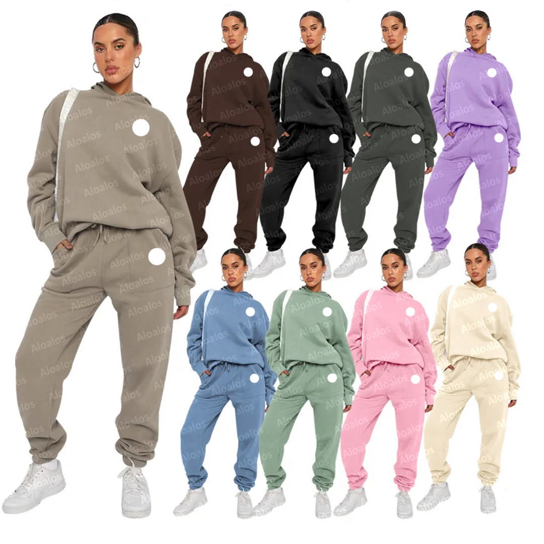 Women Men Sets Designer Sweatshirt Sweatpants Pullover Hoodie Gym Accolade Jacket Pullover Yoga Crew Neck Leg Pants Clothes Sweater Winter