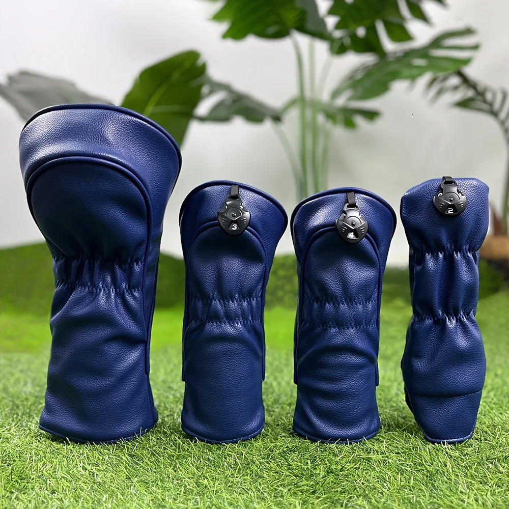 Blue golf club head cover durable waterproof golf accessory club protection cover providing the protection for golf club 250829