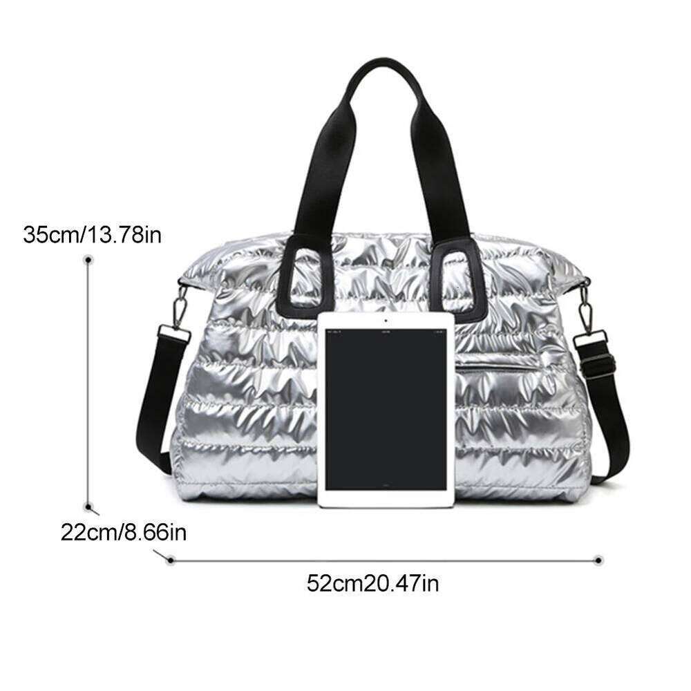 Wet Dry Separation Weekend Handbags Large Capacity Quilted Multifunctional Nylon Messenger Bag Waterproof For Gym Sports