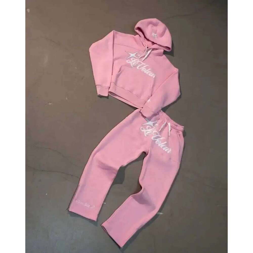 Streetwear Gothic Pink Clothes Womens Hip Hop Letters Oversized Y2k Hoodie Sweatshirt Fashion Casual Pullover Jacket