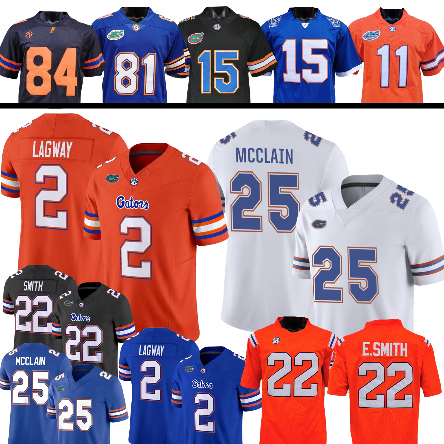 Florida College Football Jersey DJ Lagway Cormani McClain Castell Dijon Johnson J. Michael Sturdivant Treyaun Webb Thornton Chiles Wilson III Hernandez Tebow Trask