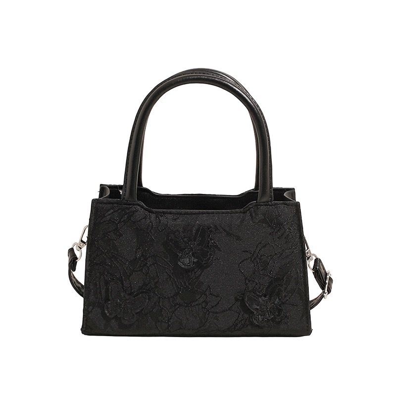 free shipping designer shoulder bags casual handbag Embroidery fashionable Tote bag for women 2025 new style grey