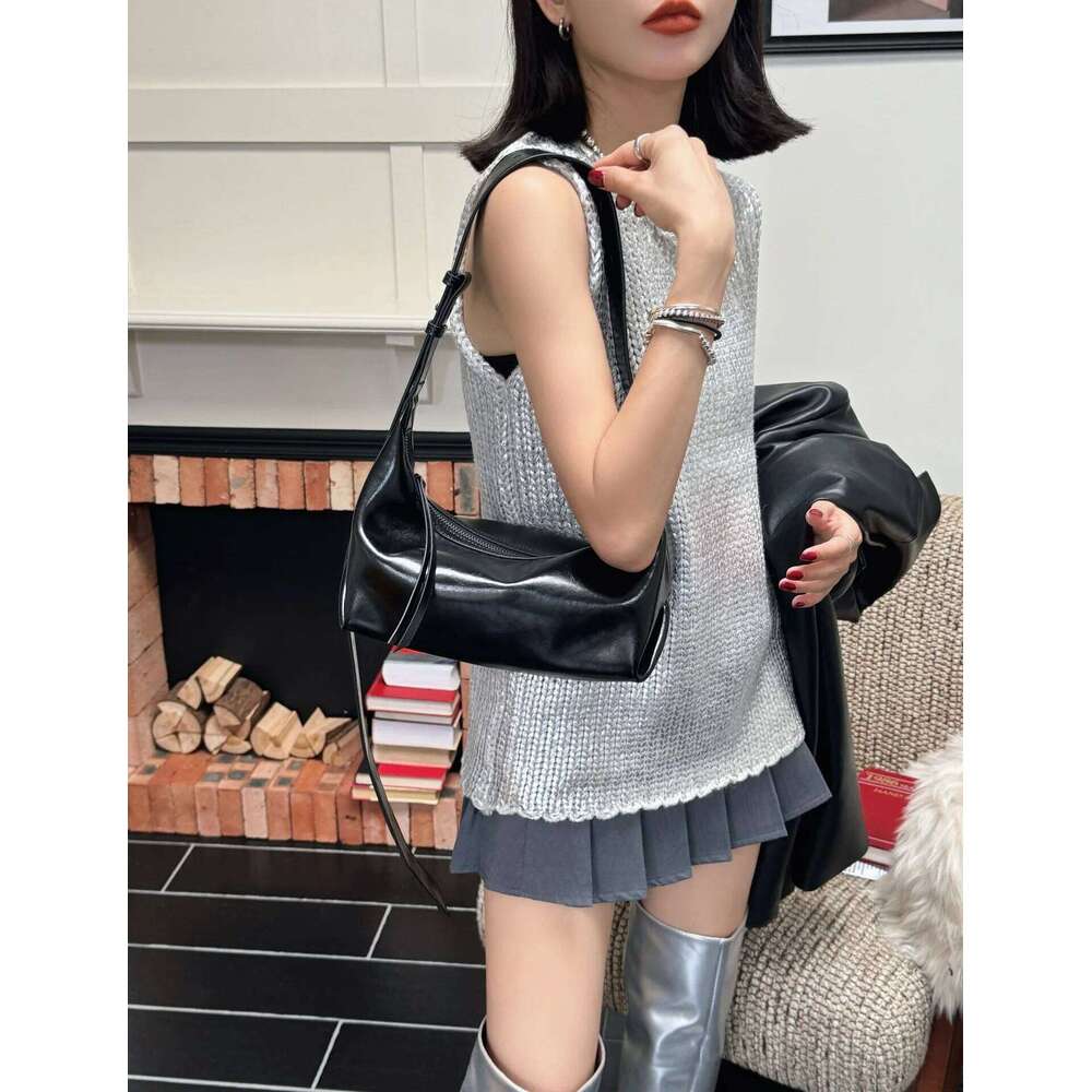 Russia Style Maillard Coffee Color All-Match Square Flap Matte 100% Real Suede Leather Women's Handbag Commuter Shoulder Bag 250829