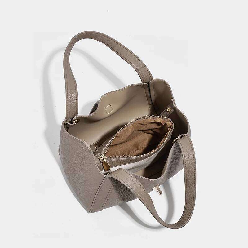 Best Seller Designer Bag Classic Small Tote Bags For Women Handbags Purses 2025 New In PU Lychee Pattern Lock With Inner Pocket Shoulder