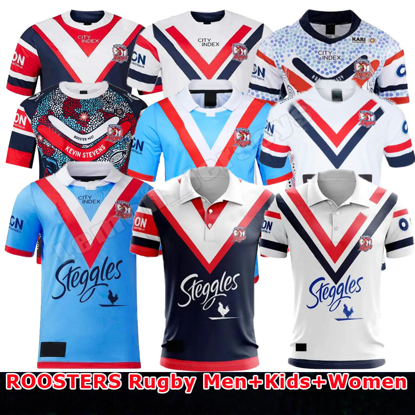 25 26 ROOSTERS SYDNEY Rugby Jerseys 2025 2026 Home away League Retro Indigenous Special version Tee Men's Kids Women Vest Training uniform blue white T-Shirts S-5XL