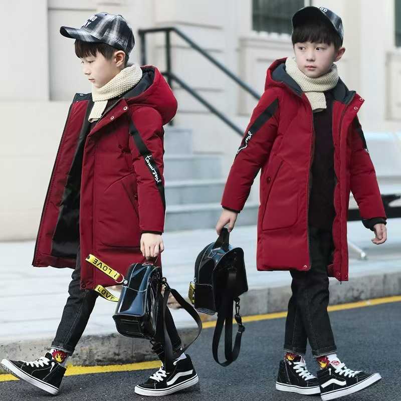 Children's winter clothing for boys - down and cotton coat 2025. Mid-length cotton coat for children. Large-sized for middle-sized boys Z250524