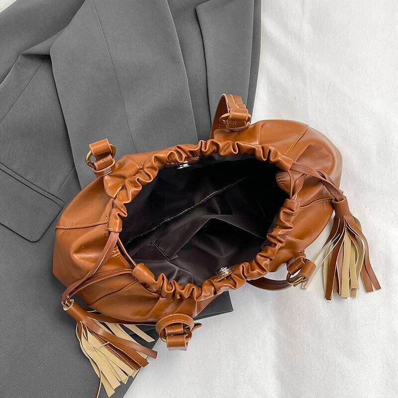 Women's PU Leather Underarm Shoulder Designer Crossbody Fashion Brand Ladies Casual Tote Messenger Bag Handbag