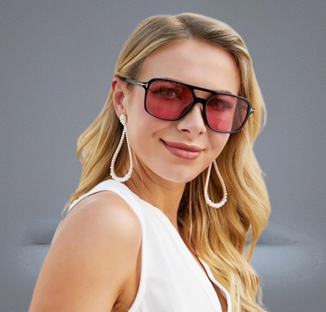 Sunglasses High Quality Light Ocean Lens Square Women T Oversized Sun Glasses Men Elegant Big Shades Oculos6639653