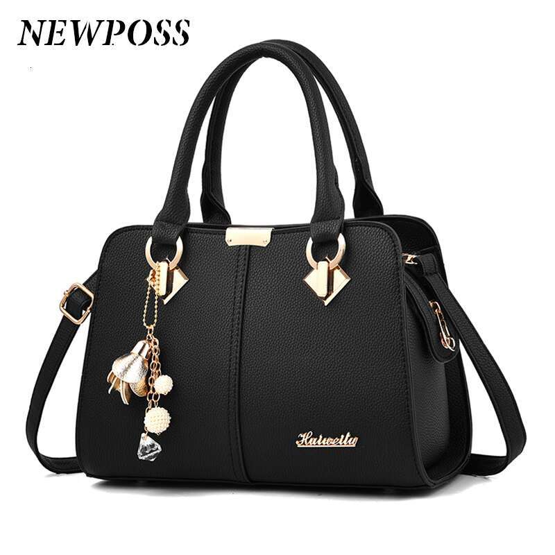 Newposs Famous Designer Brand Women Leather Handbags 2022 Ladies Hand Purse Fashion Shoulder Bags