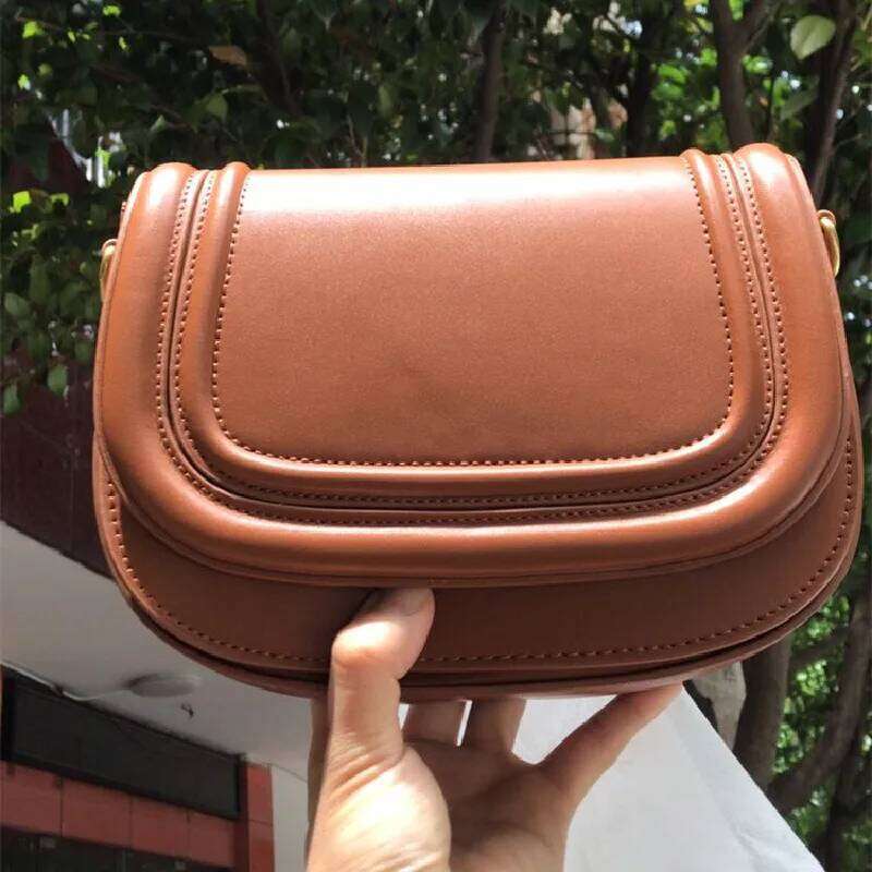 Bags For Women Toptrends Saddle Crossbody 2024 Trend Designer Underarm Shoulder Bag PU Leather Ladies Handbags And Purses