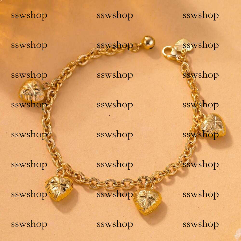 Fashion Gold-Plated Multi-Heart Bracelet Jewelry Fashionable Temperament Accessories