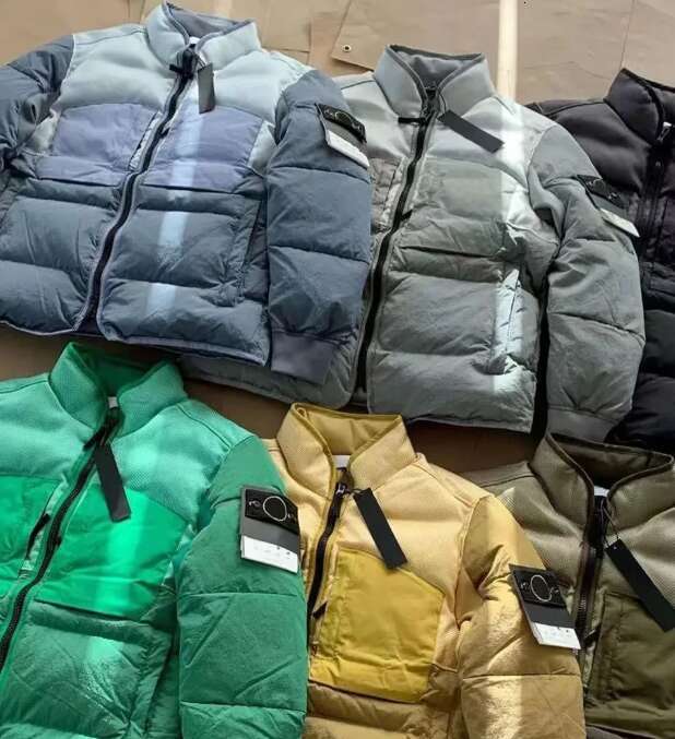 stones jacket designer jackets High version Brand Down cotton jackets autumn and Arms Badge Coat men hoodie womens stones coat size M-XXL