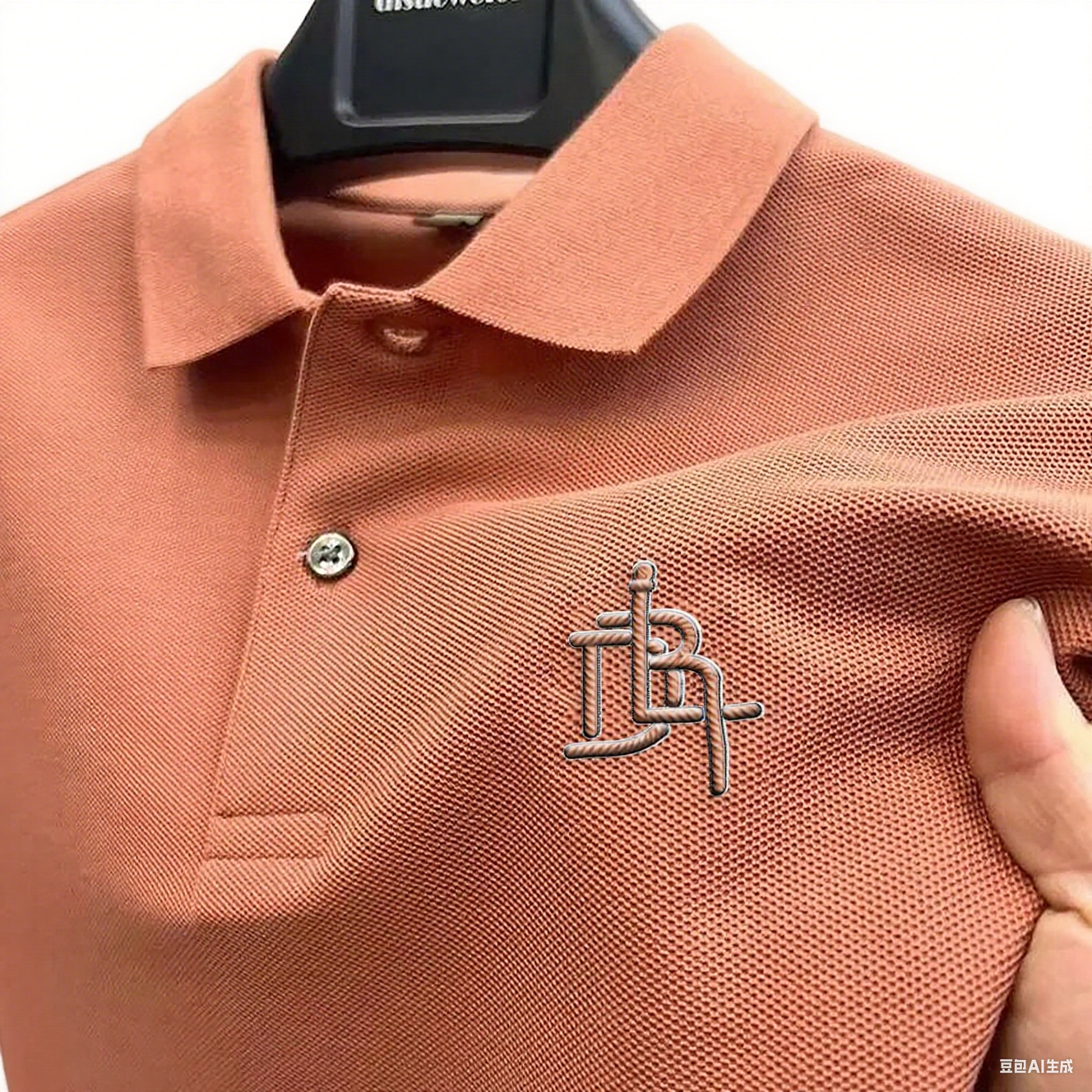 Men's Polos Premium Cotton Short Sleeve Polo Shirt Luxury Fashion Brand Letter Embossed Summer Business Casual Lapel T-shirt