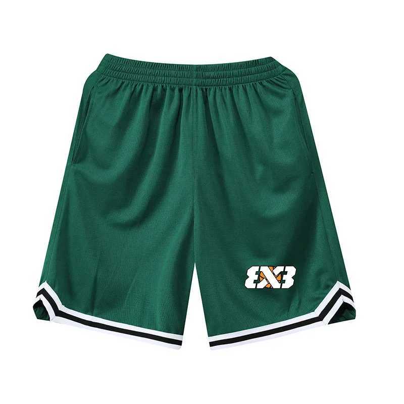 Men's Shorts American Sports Basketball Shorts Men Gym Street Ball Trendy Quick-drying Beach Training Running Loose 45-foot Hip-hop Pants J250301