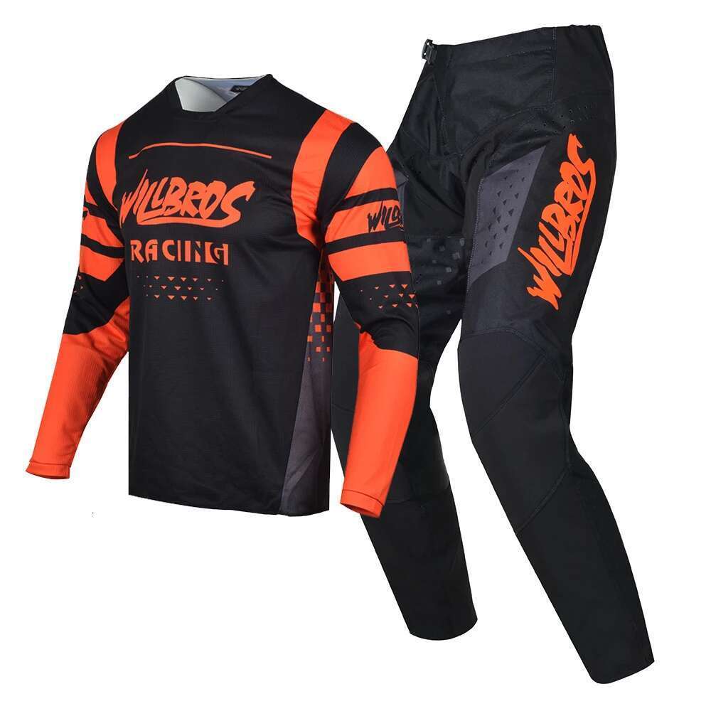Willbros MX off-road motorcycle sports shirt set, off-road pants, earth bike enduro MTB BMX SX racing suit equipment combination