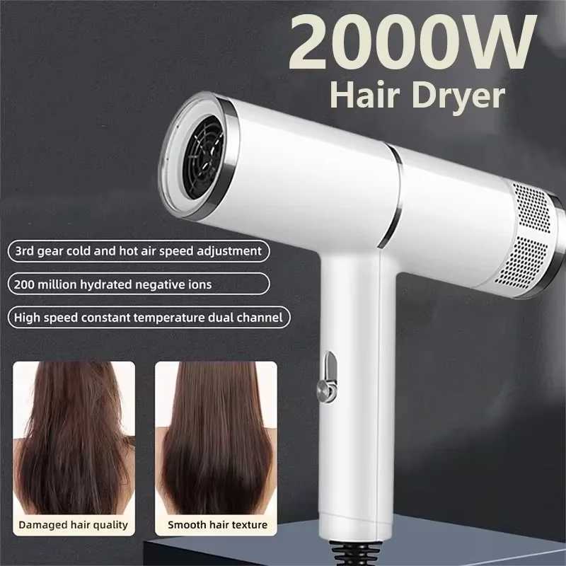 New Arrival Hair Dryer Machine Negative Ionic Hairdryer Blower Highspeed Electricturbine Dryer Constant Temperature Quickdrying Hair Z250301