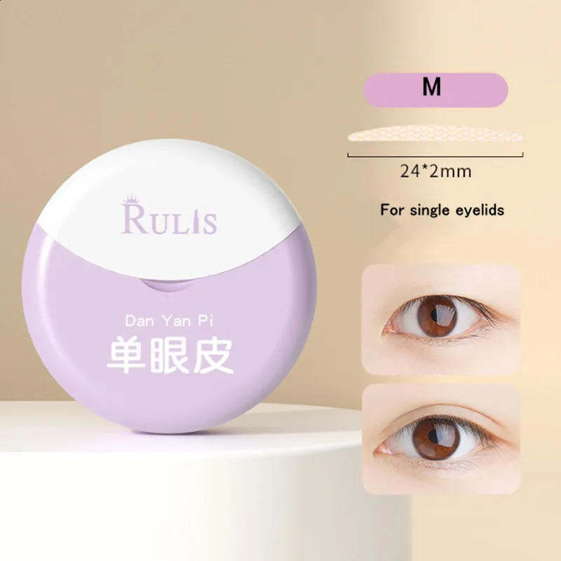 Double Eyelid Patch Invisible Olive Shaped Fiber Instant Eyelid Lift Paste Tape Stickers Long Lasting Enlarge Beauty Eyes Tool 250224