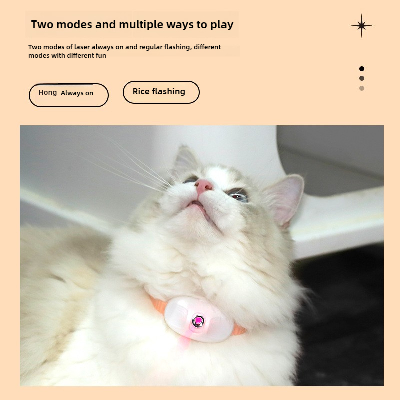 Update Netflix Collar Electric Laser Infrared Teasing Stick To Relieve Boredom Cat Toys Pet Supplies Artifacts