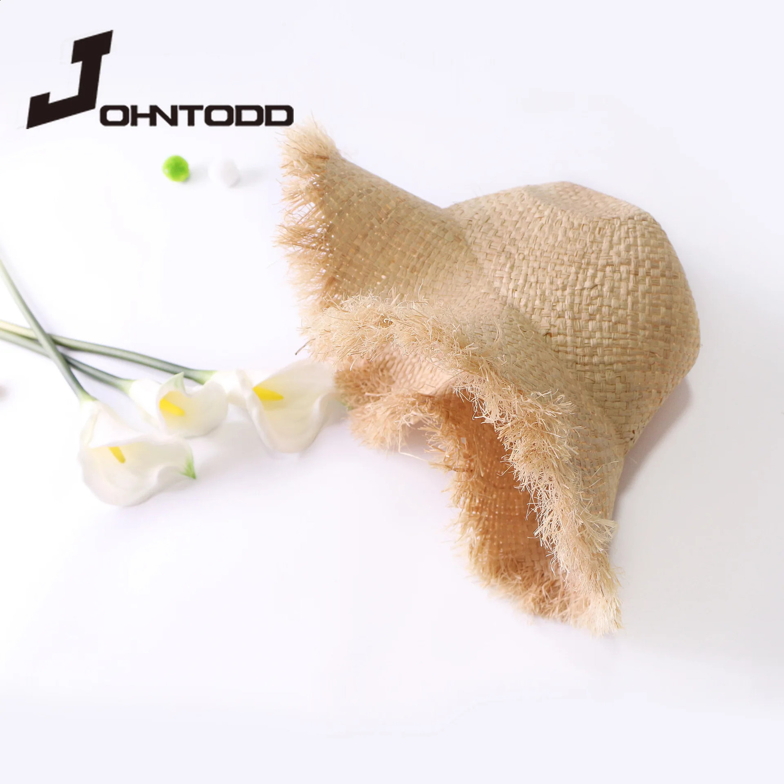 handmade womens straw hat with big wide brim for girls high quality natural raffia Panama beach straw hat vacation sun hat 250227