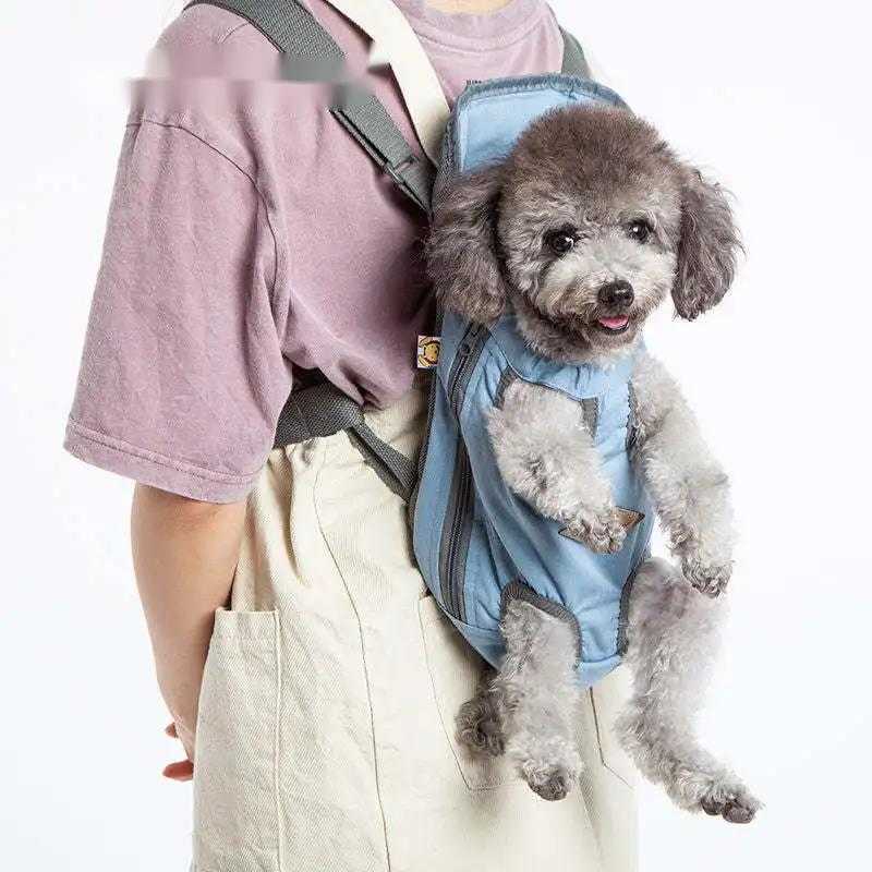 Wiggle-Sack Backpack Dog Carrier Touchdog Fashion Designer Front Breathable Puppy Carrying Bag Large Capacity Fashion Carrying Pet Supplies 250205