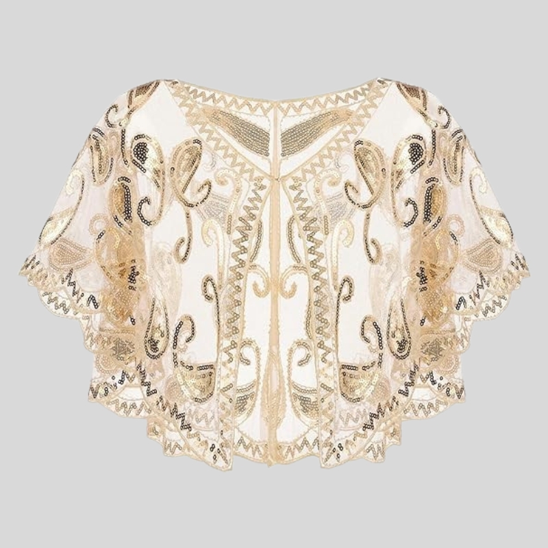 New arrival1920s European and American retro sequined beaded shawl women's dress small vest versatile small coat