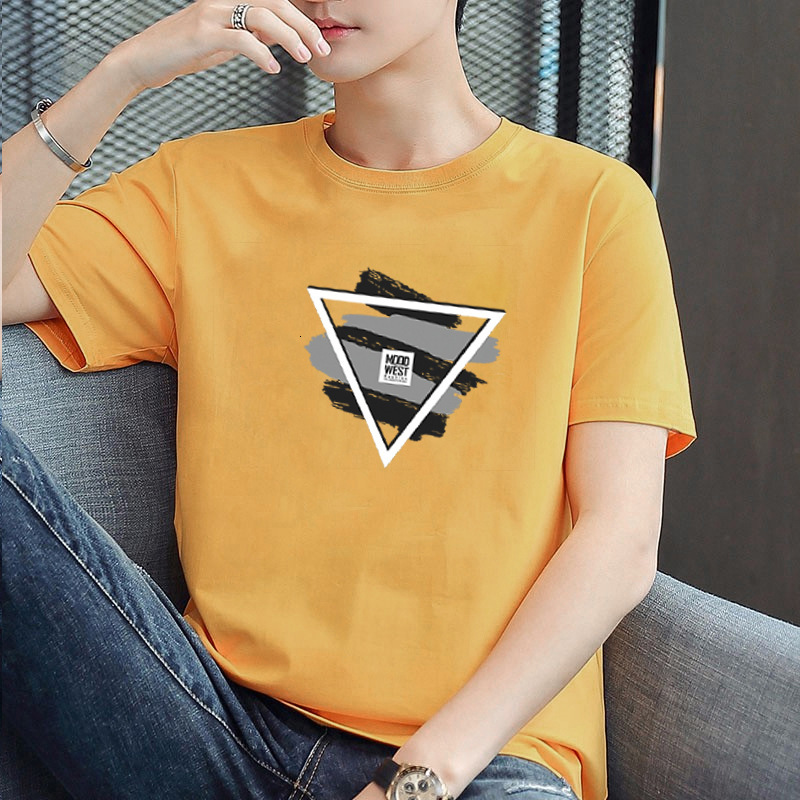 Men's Summer New Short Sleeved Youthful Fashion Minimalist Designer T-shirt Women's Loose Casual T-shirt Printed Round Neck Men's Short