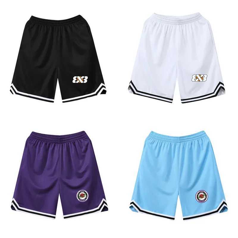 Men's Shorts American Sports Basketball Shorts Men Gym Street Ball Trendy Quick-drying Beach Training Running Loose 45-foot Hip-hop Pants J250301