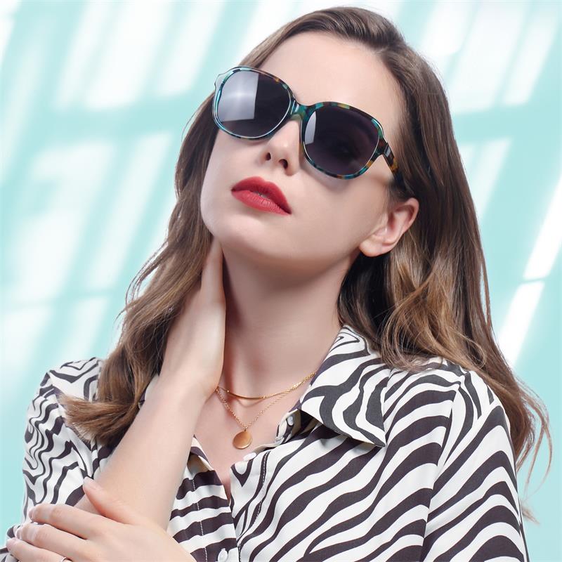 New Brand Retro Oval Polarized women's Sunglasses UV400 Protection, Sport Outdoor Sun glasses for Driving Hiking Boating Golf Carfia 2024 with bo