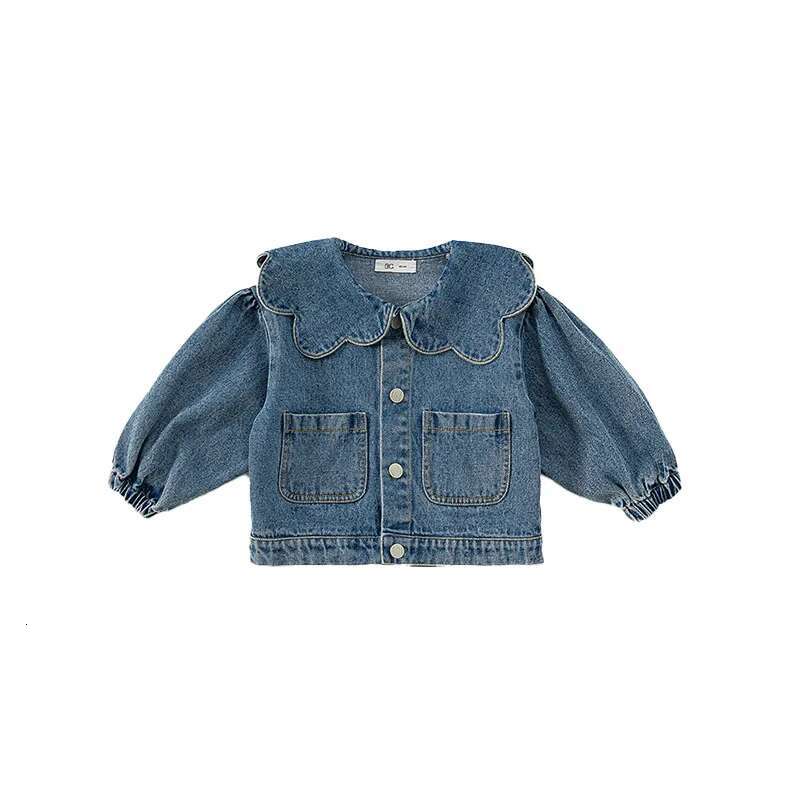 Ddmyshoesvip Denim Jacket Clothes Kids Jackets For Girl Outwear Coat Children Top Infantil Menina Abrigos
