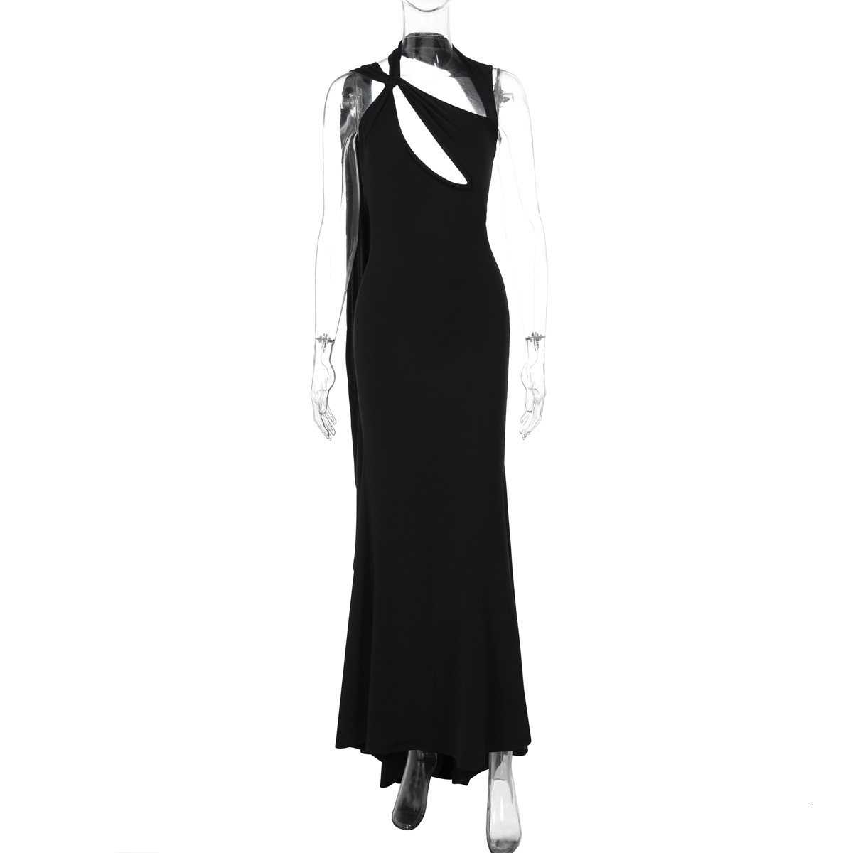 Hot Selling Women's Clothing New Autumn Winter New Product Fashionable And Sexy Hollow Out Strap Sleeveless Solid Color Dress For Women