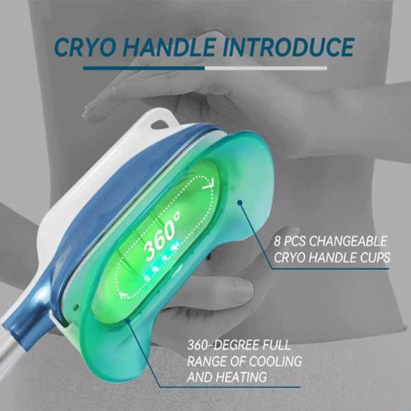 CE Approval 360 Cryo Fat Freezing Cryotherapy Body Slimming Machine 40K RF Vacuum Fat Burning Cellulite Reduction Blood Circulation Double Chin Remova