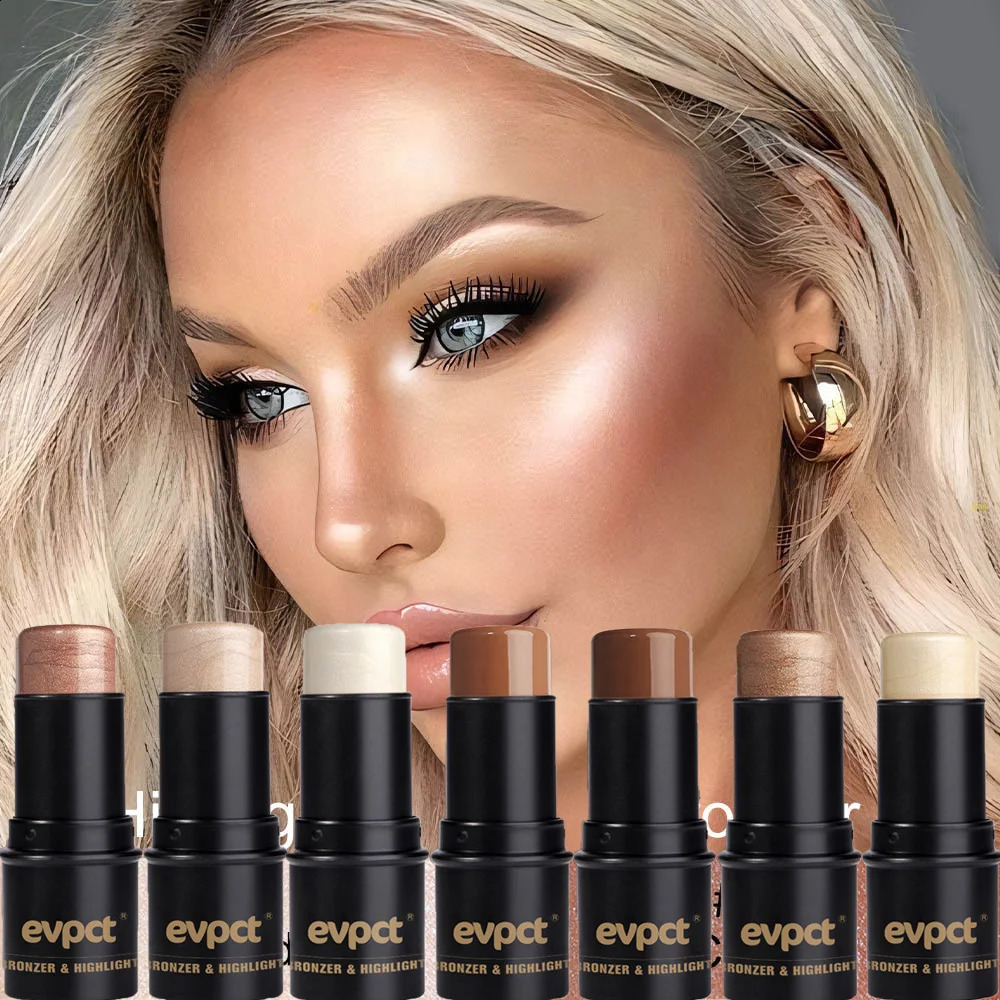 Highlighting Bronzer Stick Bright powder blusher concealer Makeup for lasting correction of nose shadow contour y250219