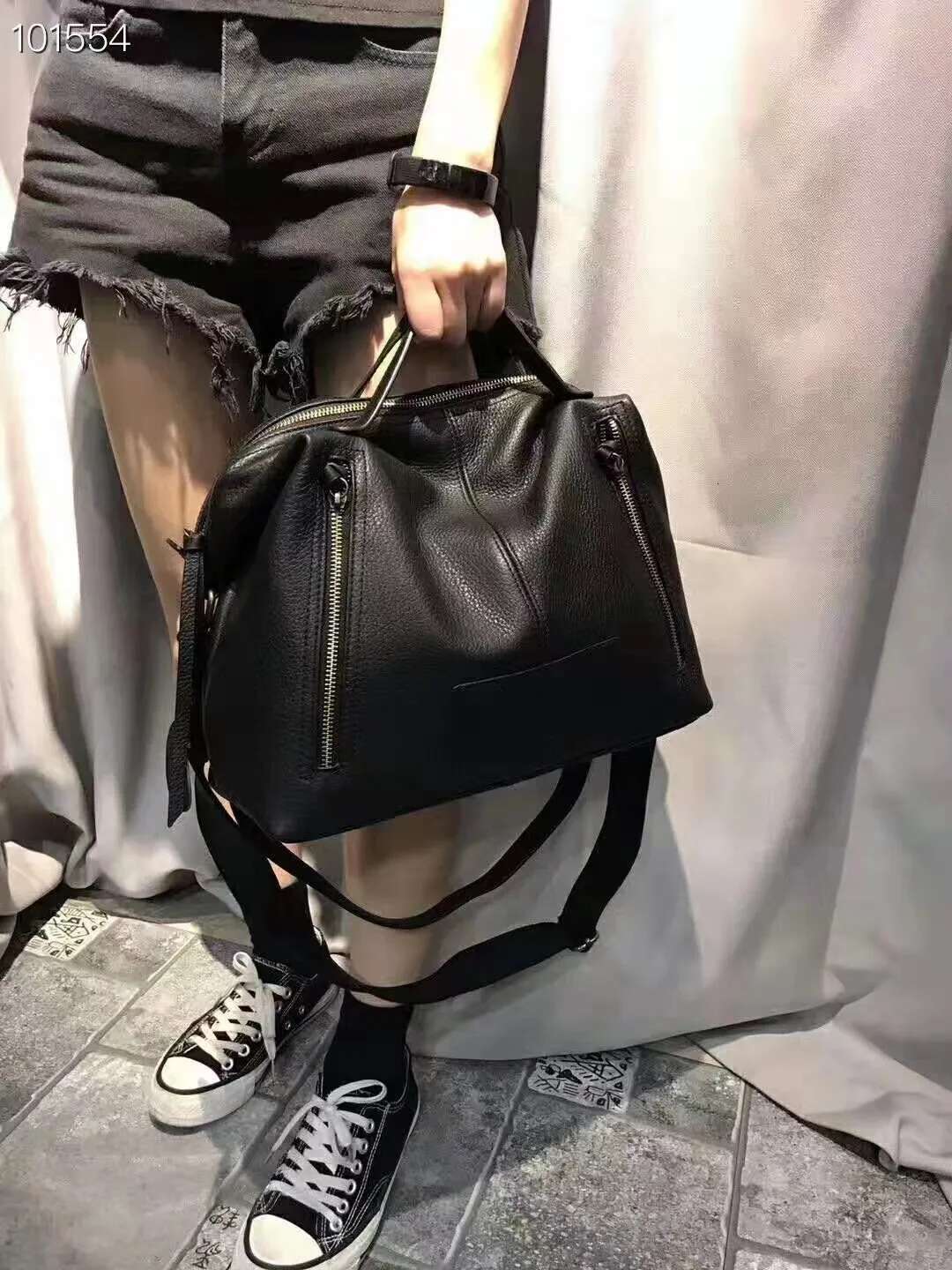 Genuine First Layer Leather Women Handbags 2022 New Fashion Bags One Shoulder Large Capacity Casual Messenger Bag