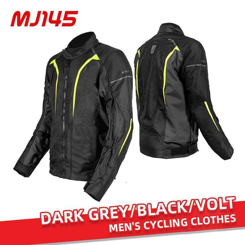 LS2 MP140 motorcycle jacket, motorcycle racing pants, breathable armor, men's and women's off-road soft armor clothing, CE certification
