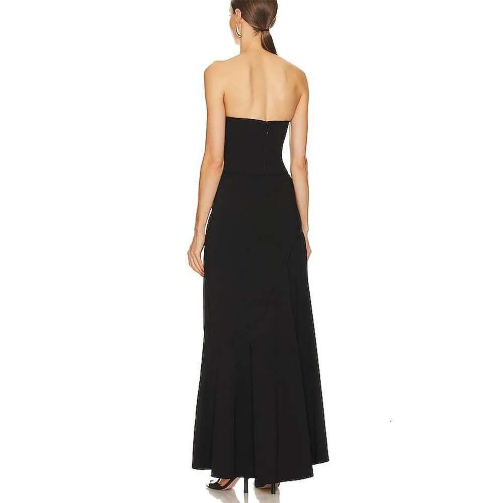 Classic evening dresses for women, strapless, sleeveless, ha, bare back, high quality, designer, uste, banquet, business, masculine clothing