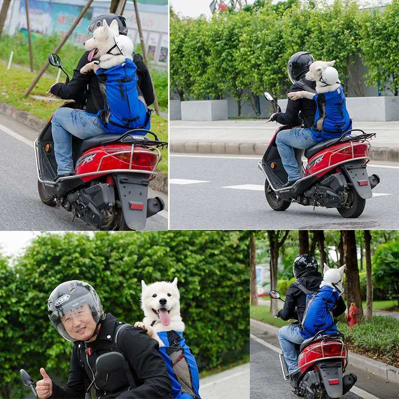 Strong Nylon Dog Carrier Backpack for Small Medium Dogs High Quality Breathable Cycling Backpack for Outdoor Travel Pet Supplies 250205